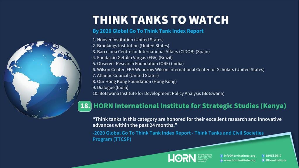 The HORN Institute “a Think Tank To Watch”, Listed Among Top Global ...